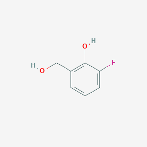 molecular formula C7H7FO2 B3267256 2-Fluoro-6-(hydroxymethyl)phenol CAS No. 446-58-2