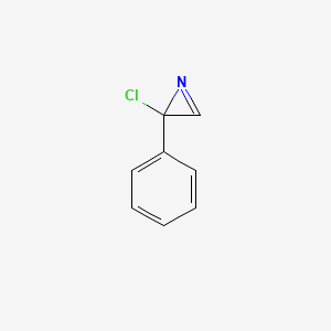 molecular formula C8H6ClN B3267258 3-Chloro-3-phenyldiazirine CAS No. 4460-46-2