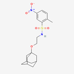 N-[2-(1-Adamantyloxy)ethyl]-2-methyl-5-nitrobenzenesulfonamide