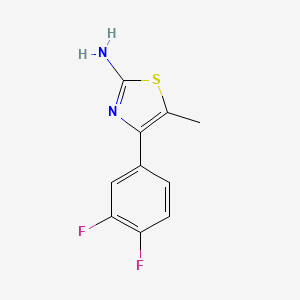 4-(3,4-Difluorophenyl)-5-methyl-1,3-thiazol-2-amine