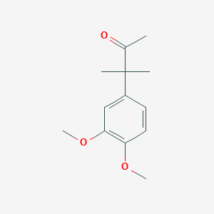 3-(3,4-Dimethoxyphenyl)-3-methylbutan-2-one