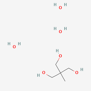 molecular formula C5H18O6 B3267327 1,3-Propanediol, 2-(hydroxymethyl)-2-methyl-, trihydrate CAS No. 447454-55-9
