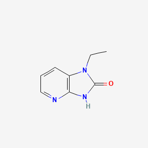 molecular formula C8H9N3O B3267349 1-Ethyl-1H-imidazo[4,5-b]pyridin-2(3H)-one CAS No. 448211-19-6