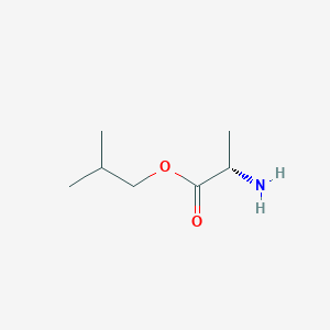 molecular formula C7H15NO2 B3267375 2-methylpropyl (2S)-2-aminopropanoate CAS No. 44921-72-4