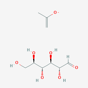 (2R,3R,4R,5R)-2,3,4,5,6-Pentahydroxyhexanal;prop-1-en-2-olate