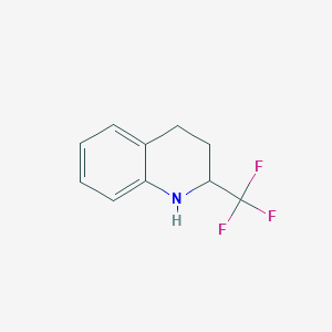 B3267406 2-Trifluoromethyl-1,2,3,4-tetrahydro-quinoline CAS No. 450-63-5