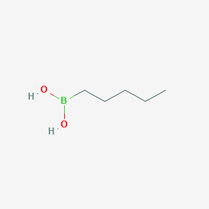molecular formula C5H13BO2 B032675 n-Pentylboronic acid CAS No. 4737-50-2