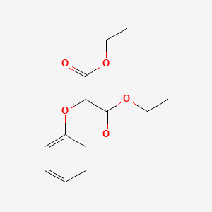 molecular formula C13H16O5 B3267543 1,3-Diethyl 2-phenoxypropanedioate CAS No. 4525-70-6