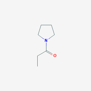 molecular formula C7H13NO B3267600 1-(pyrrolidin-1-yl)propan-1-one CAS No. 4553-05-3