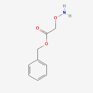 molecular formula C9H11NO3 B3267714 Benzyl 2-(aminooxy)acetate CAS No. 46230-31-3