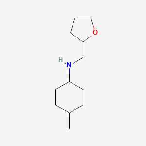 4-methyl-N-(oxolan-2-ylmethyl)cyclohexan-1-amine