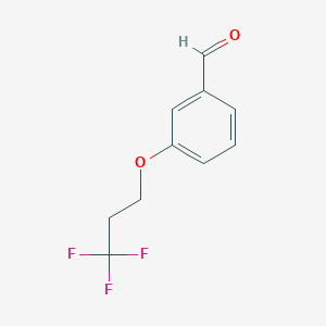 molecular formula C10H9F3O2 B3267823 3-(3,3,3-Trifluoropropoxy)benzaldehyde CAS No. 467457-66-5
