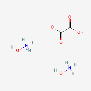 molecular formula C2H8N2O6 B3267837 hydroxyazanium;oxalate CAS No. 4682-08-0