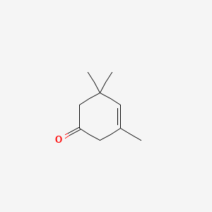 molecular formula C9H14O B3267876 3,5,5-Trimethylcyclohex-3-en-1-one CAS No. 471-01-2