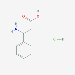 molecular formula C9H12ClNO2 B3267891 3-Amino-3-phenylpropanoic acid hydrochloride CAS No. 471259-71-9