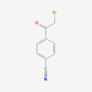 molecular formula C9H6BrNO B032679 4-(2-Bromoacetyl)benzonitrile CAS No. 20099-89-2