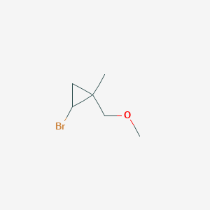 molecular formula C6H11BrO B3268045 2-Bromo-1-(methoxymethyl)-1-methylcyclopropane CAS No. 474657-80-2