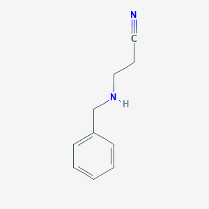 molecular formula C10H12N2 B032681 3-(Benzylamino)propanenitrile CAS No. 706-03-6
