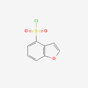 molecular formula C8H5ClO3S B3268392 Benzofuran-4-sulfonyl chloride CAS No. 479028-64-3