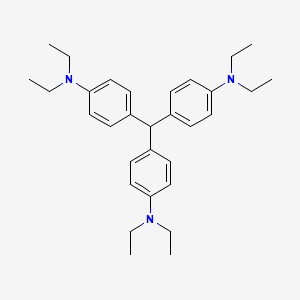 molecular formula C31H43N3 B3268573 Leuco ethyl violet CAS No. 4865-00-3