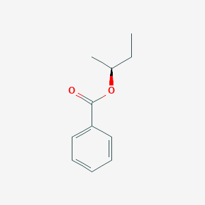 molecular formula C11H14O2 B3268633 Benzoic acid, (1S)-1-methylpropyl ester CAS No. 4909-81-3