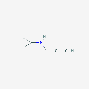 molecular formula C6H9N B3268721 N-(prop-2-yn-1-yl)cyclopropanamine CAS No. 49565-47-1