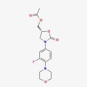 molecular formula C16H19FN2O5 B3268737 Linezolid impurity K CAS No. 496031-56-2