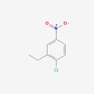 molecular formula C8H8ClNO2 B3268797 1-Chloro-2-ethyl-4-nitrobenzene CAS No. 49709-31-1