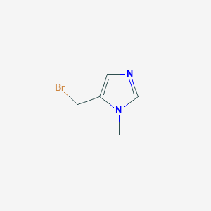 molecular formula C5H7BrN2 B3268894 5-(Bromomethyl)-1-methyl-1H-imidazole CAS No. 499770-71-7