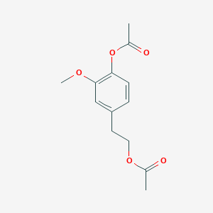 B032689 4-(Acetyloxy)-3-methoxybenzenethanol Acetate CAS No. 32022-28-9