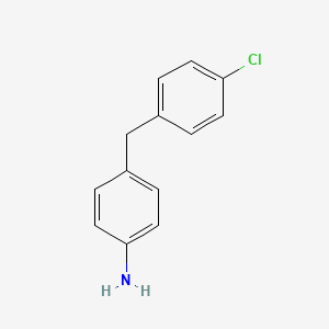 molecular formula C13H12ClN B3269100 4-(4-Chlorobenzyl)aniline CAS No. 50275-07-5