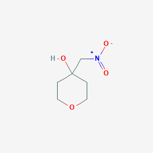 2H-Pyran-4-ol, tetrahydro-4-(nitromethyl)-