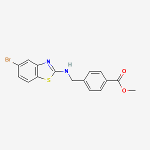 Methyl 4-(((5-bromobenzo[d]thiazol-2-yl)amino)methyl)benzoate