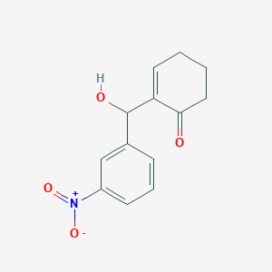 2-Cyclohexen-1-one, 2-[hydroxy(3-nitrophenyl)methyl]-