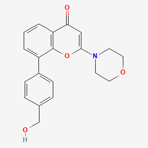 8-(4-Hydroxymethylphenyl)-2-morpholin-4-ylchromen-4-one