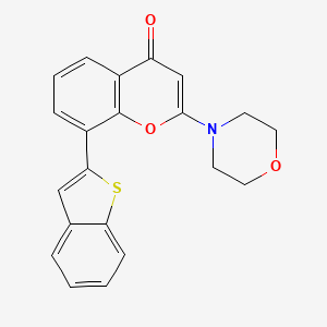 8-Benzo[b]thiophen-2-yl-2-morpholin-4-yl-chromen-4-one