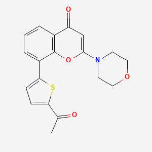 8-(5-Acetylthiophen-2-yl)-2-morpholin-4-ylchromen-4-one