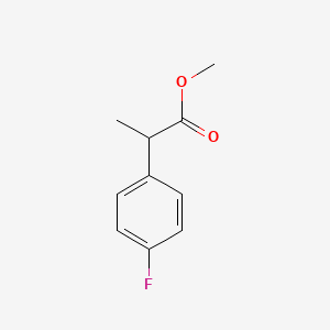 molecular formula C10H11FO2 B3269186 Methyl 2-(4-fluorophenyl)propanoate CAS No. 50415-71-9