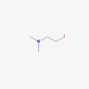 molecular formula C4H10IN B3269213 (2-Iodoethyl)dimethylamine CAS No. 50491-08-2