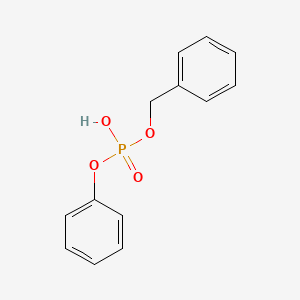 molecular formula C13H13O4P B3269244 Benzyl phenyl hydrogen phosphate CAS No. 50579-30-1