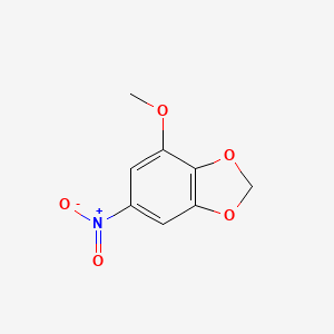 molecular formula C8H7NO5 B3269469 4-Methoxy-6-nitro-1,3-benzodioxole CAS No. 51068-95-2