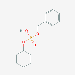 molecular formula C13H19O4P B3269520 Benzyl cyclohexyl hydrogen phosphate CAS No. 51174-13-1