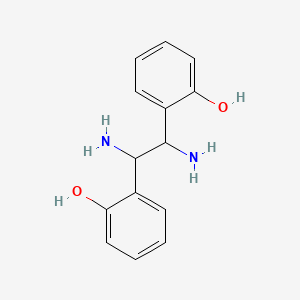 molecular formula C14H16N2O2 B3269527 2,2'-(1,2-Diaminoethane-1,2-diyl)diphenol CAS No. 51208-45-8