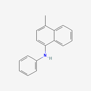 molecular formula C17H15N B3269835 4-Methyl-N-phenylnaphthalen-1-amine CAS No. 51793-09-0