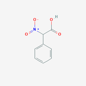 molecular formula C8H7NO4 B3269849 Benzeneacetic acid, a-nitro- CAS No. 518038-88-5