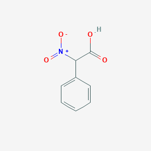 Benzeneacetic acid, a-nitro-