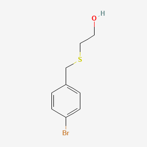 molecular formula C9H11BrOS B3269880 2-[(4-Bromobenzyl)thio]ethanol CAS No. 518316-24-0