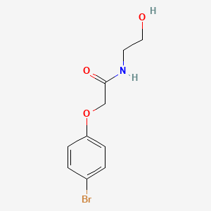 molecular formula C10H12BrNO3 B3269893 2-(4-bromophenoxy)-N-(2-hydroxyethyl)acetamide CAS No. 51837-55-9