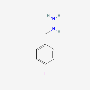 molecular formula C7H9IN2 B3269906 [(4-Iodophenyl)methyl]hydrazine CAS No. 51859-97-3