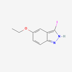 molecular formula C9H9IN2O B3269927 5-Ethoxy-3-iodo-1H-indazole CAS No. 518990-34-6